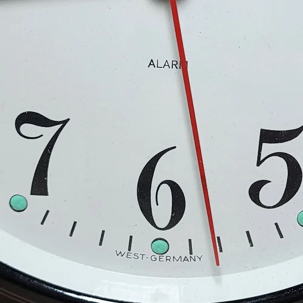Sheffield Vintage West Germany Wind Up Alarm Clock - Not‎ Working